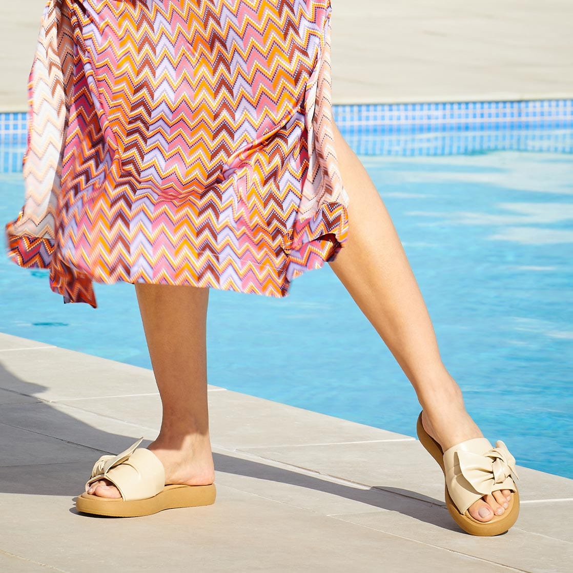 Shoes Bailey: Cream Leather Sole Bliss USA