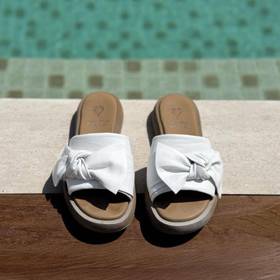Shoes Bailey: White Leather Sole Bliss USA