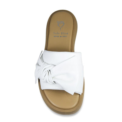 Shoes Bailey: White Leather Sole Bliss USA