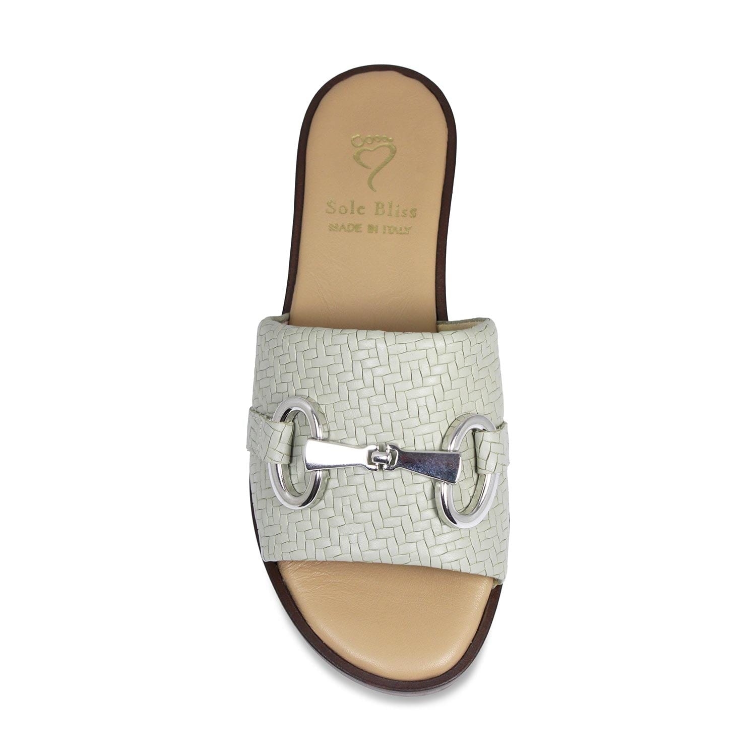 Shoes Bardot: Mint Weave Leather Sole Bliss USA