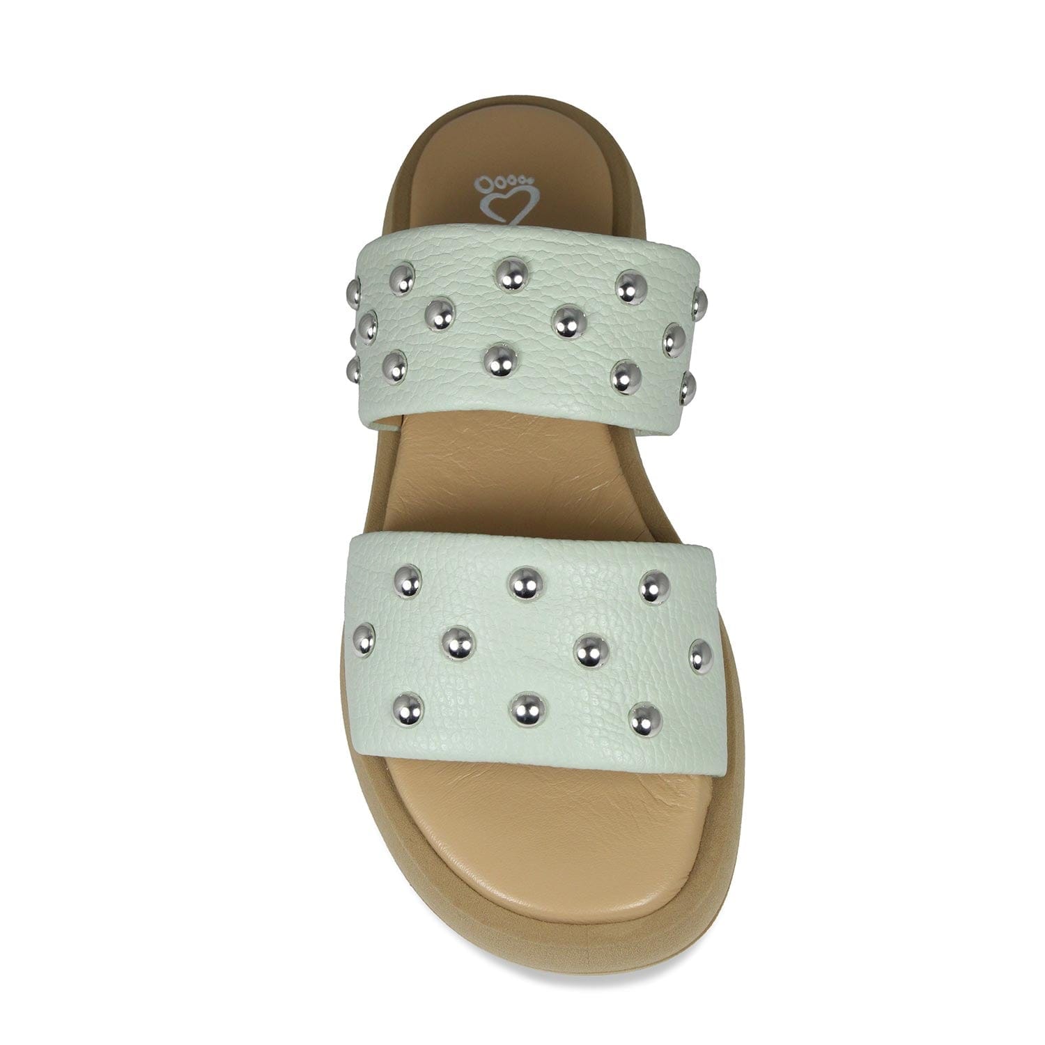 Shoes Bobbi: Mint Leather Sole Bliss USA