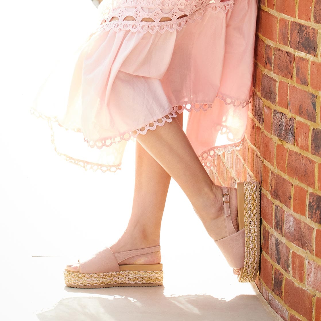 Shoes Brandy: Blush Leather Sole Bliss USA