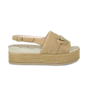 Shoes Bree: Camel Suede Sole Bliss USA