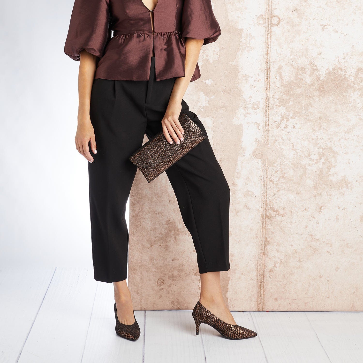 Shoes Carmen: Metallic Suede Sole Bliss USA