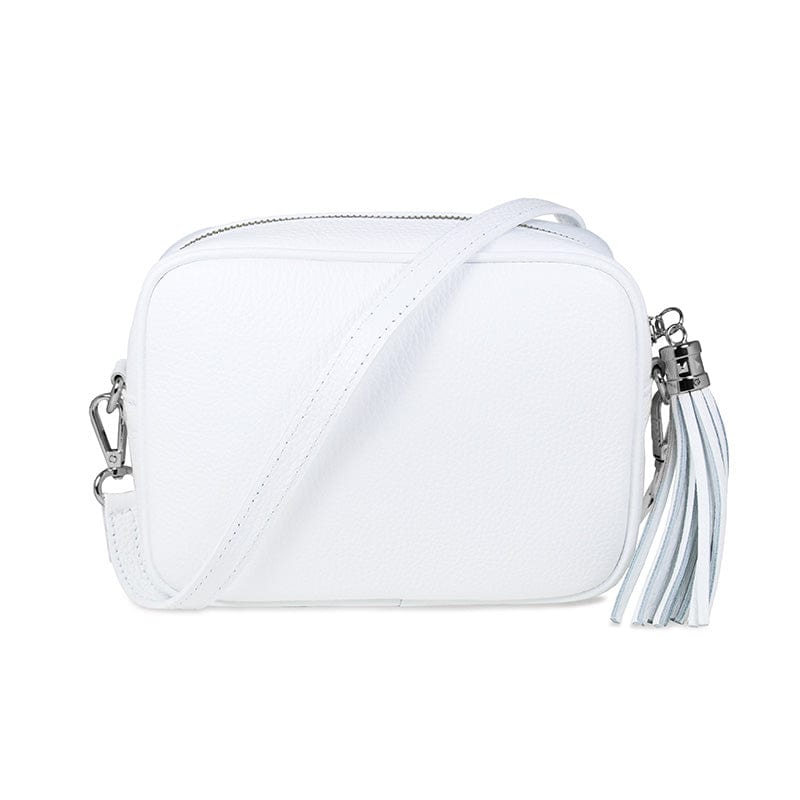 Bags Coco: White Leather & Cream Trim Sole Bliss USA