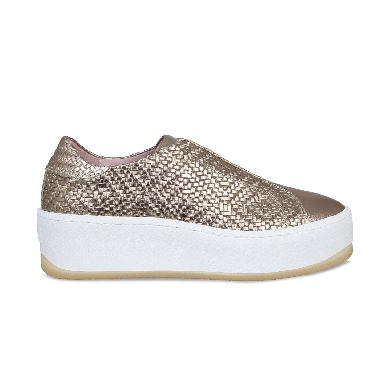 Shoes Drama: Metallic Weave Leather Sole Bliss USA