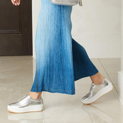 Shoes Drama: Silver Leather Sole Bliss USA