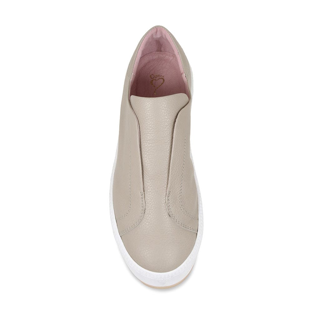 Shoes Drama: Pale Taupe Leather Sole Bliss USA