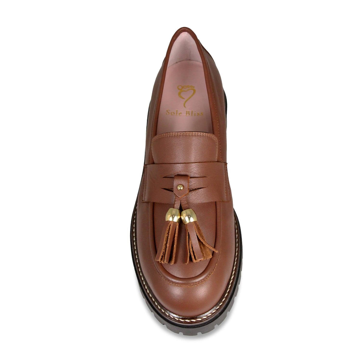 Shoes Fame: Tan Leather Sole Bliss USA