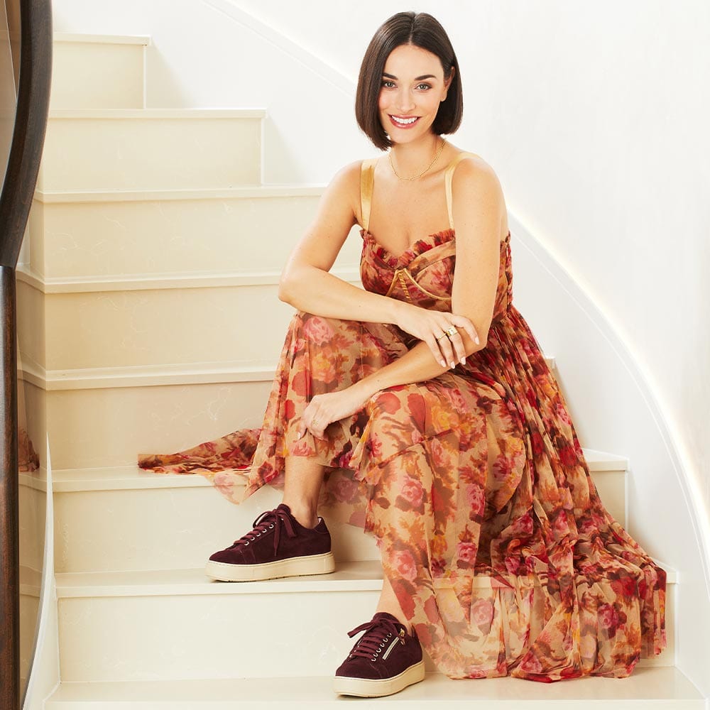 Shoes Feather: Burgundy Suede Sole Bliss USA