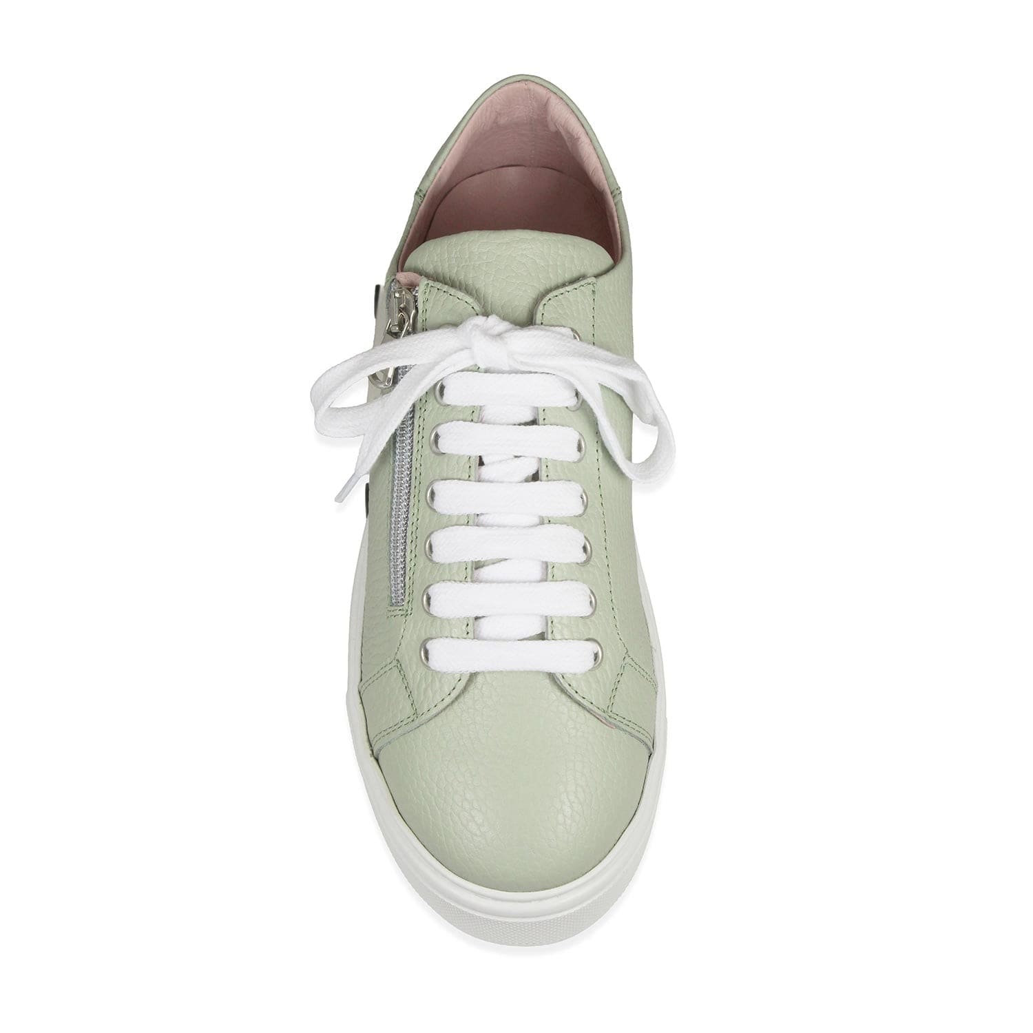 Shoes Feather: Mint Green Leather Sole Bliss USA