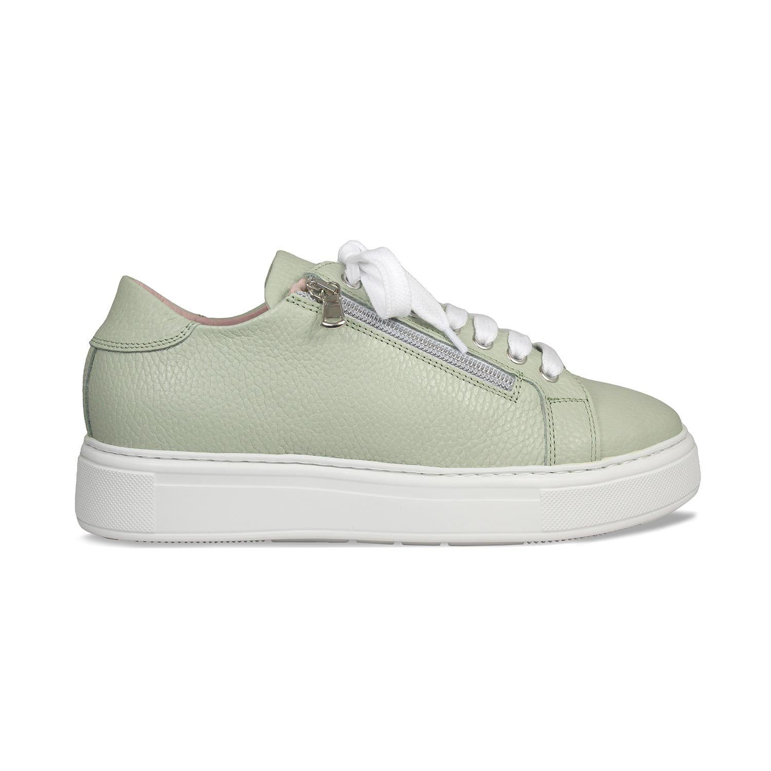 Shoes Feather: Mint Green Leather Sole Bliss USA