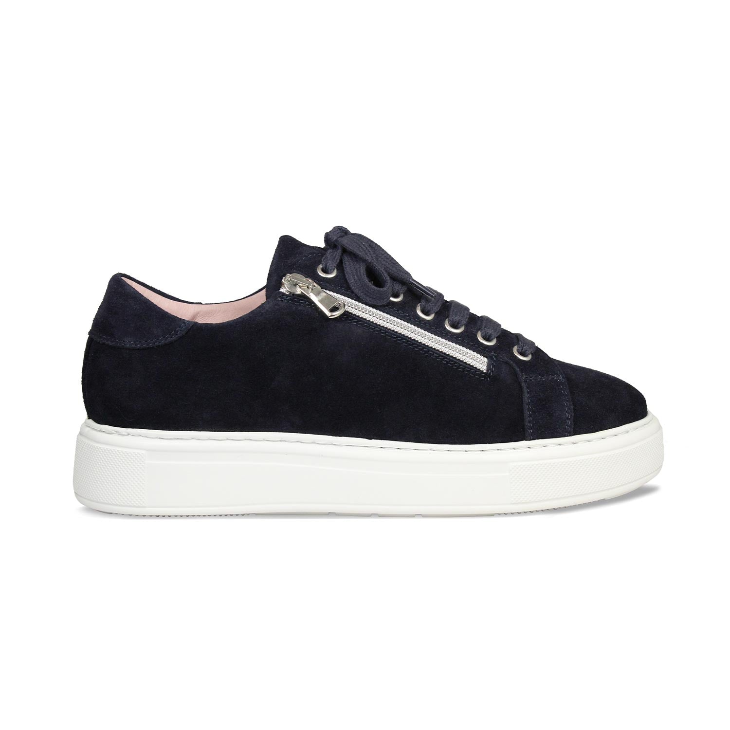 Shoes Feather: Navy Suede Sole Bliss USA