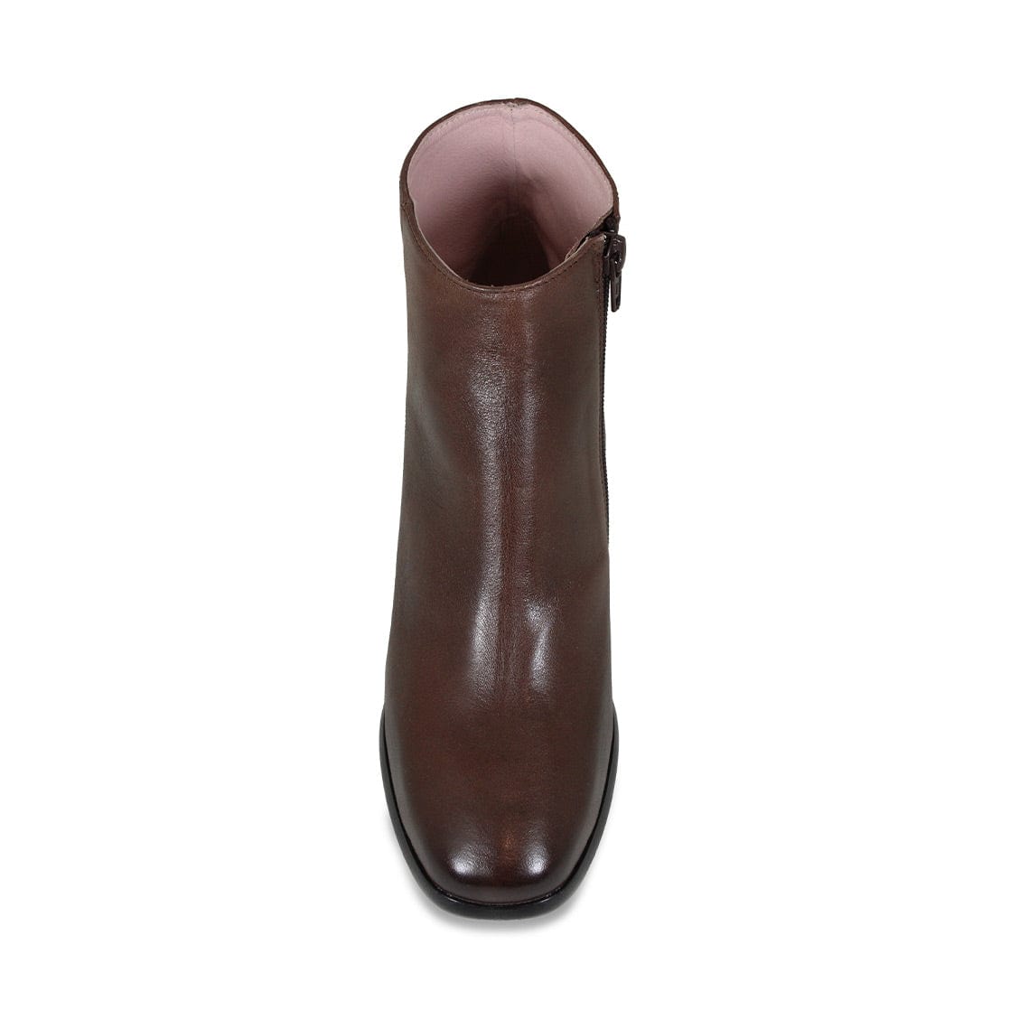 Boots Frankie: Chestnut Leather Sole Bliss USA