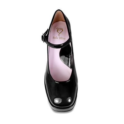 Shoes Gerri: Black Patent Sole Bliss USA