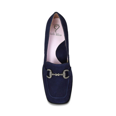 Shoes Giselle: Navy Suede Sole Bliss USA