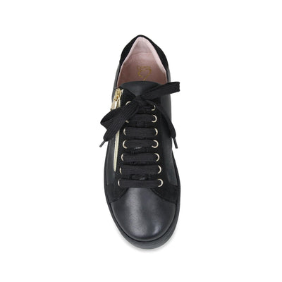 Shoes Harley: Black Leather & Suede Sole Bliss USA