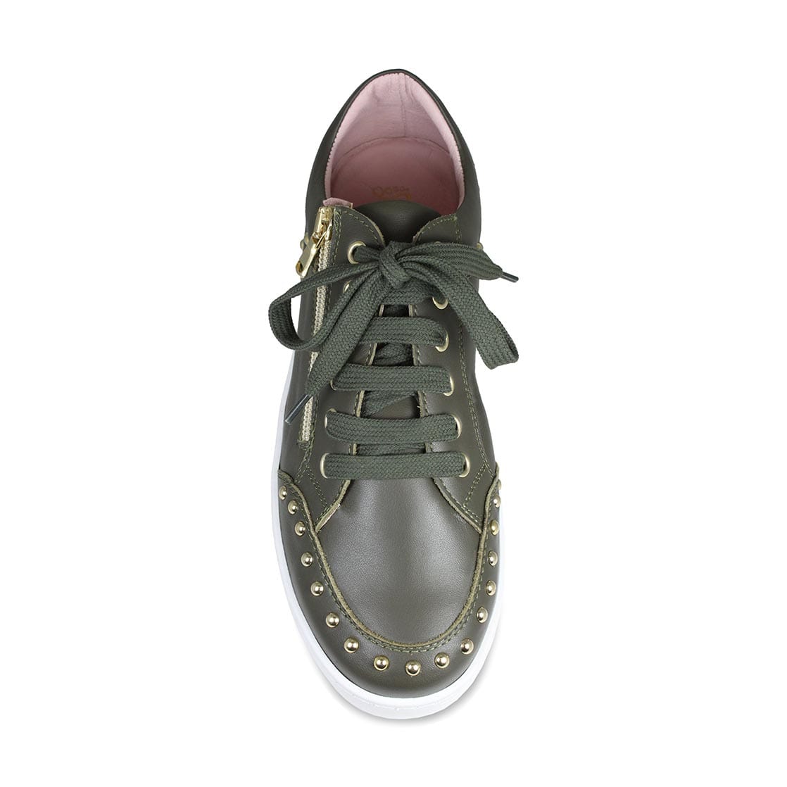 Shoes Haven: Olive Leather Sole Bliss USA