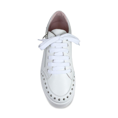 Shoes Haven: White Leather Sole Bliss USA