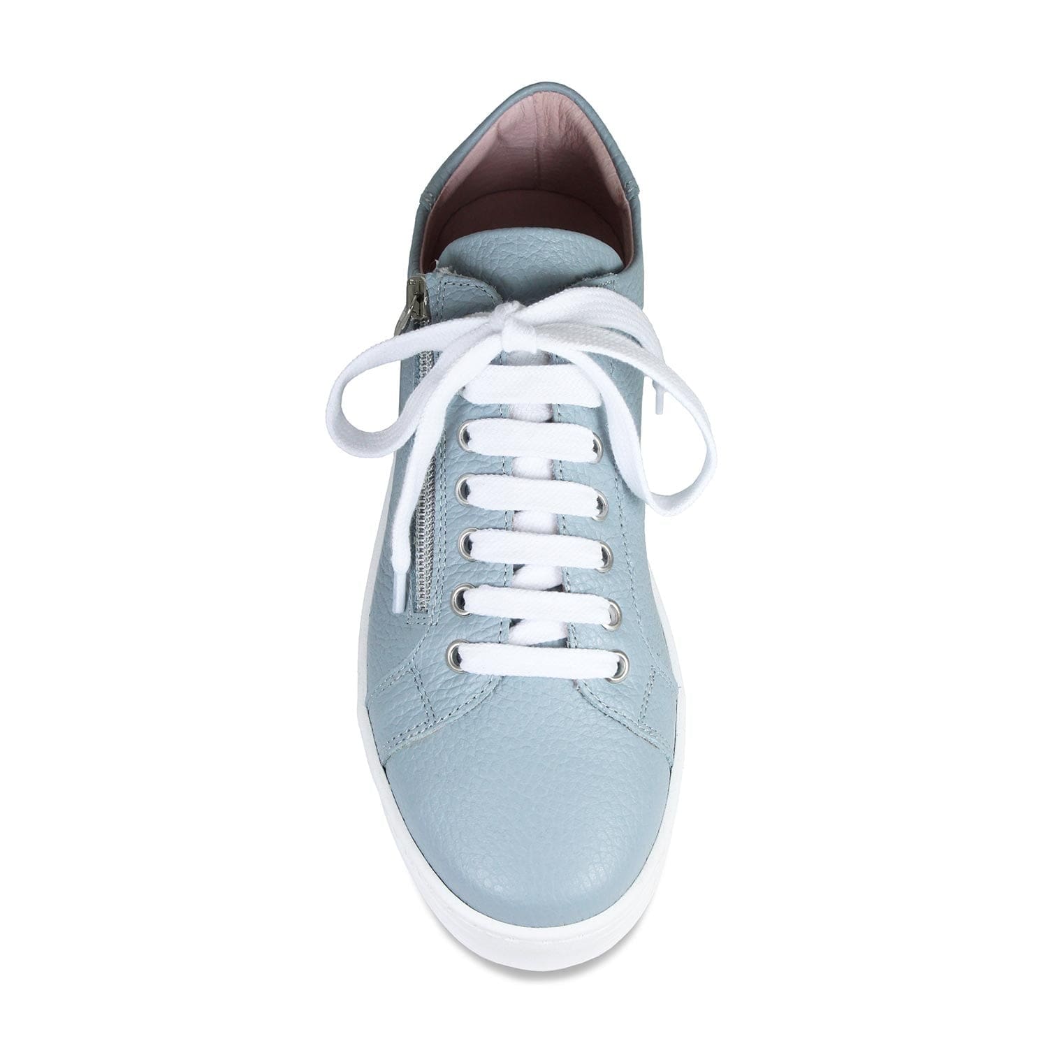 Shoes Hero: Pale Blue Leather Sole Bliss USA