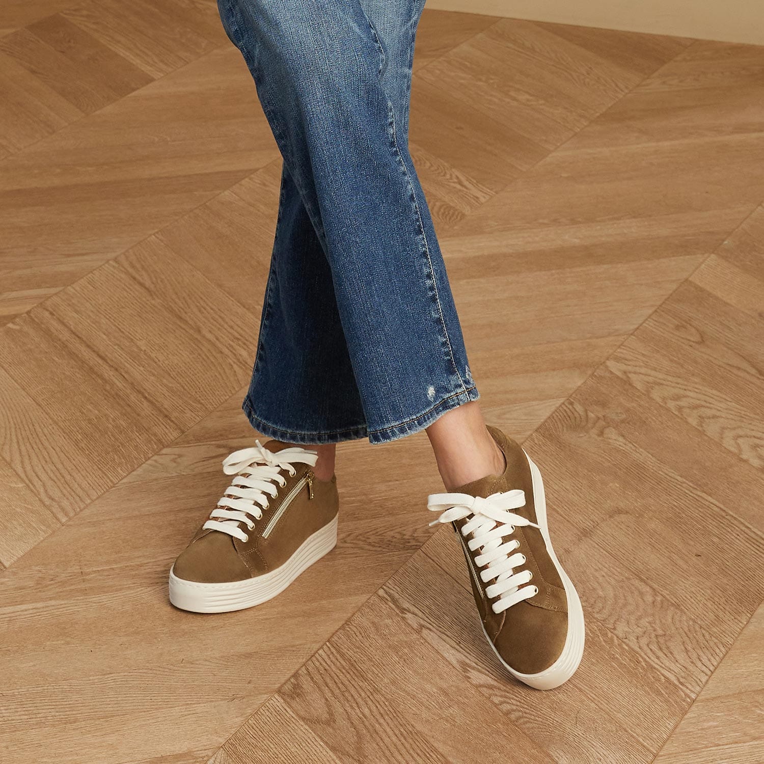 Shoes Hero: Tan Suede Sole Bliss USA