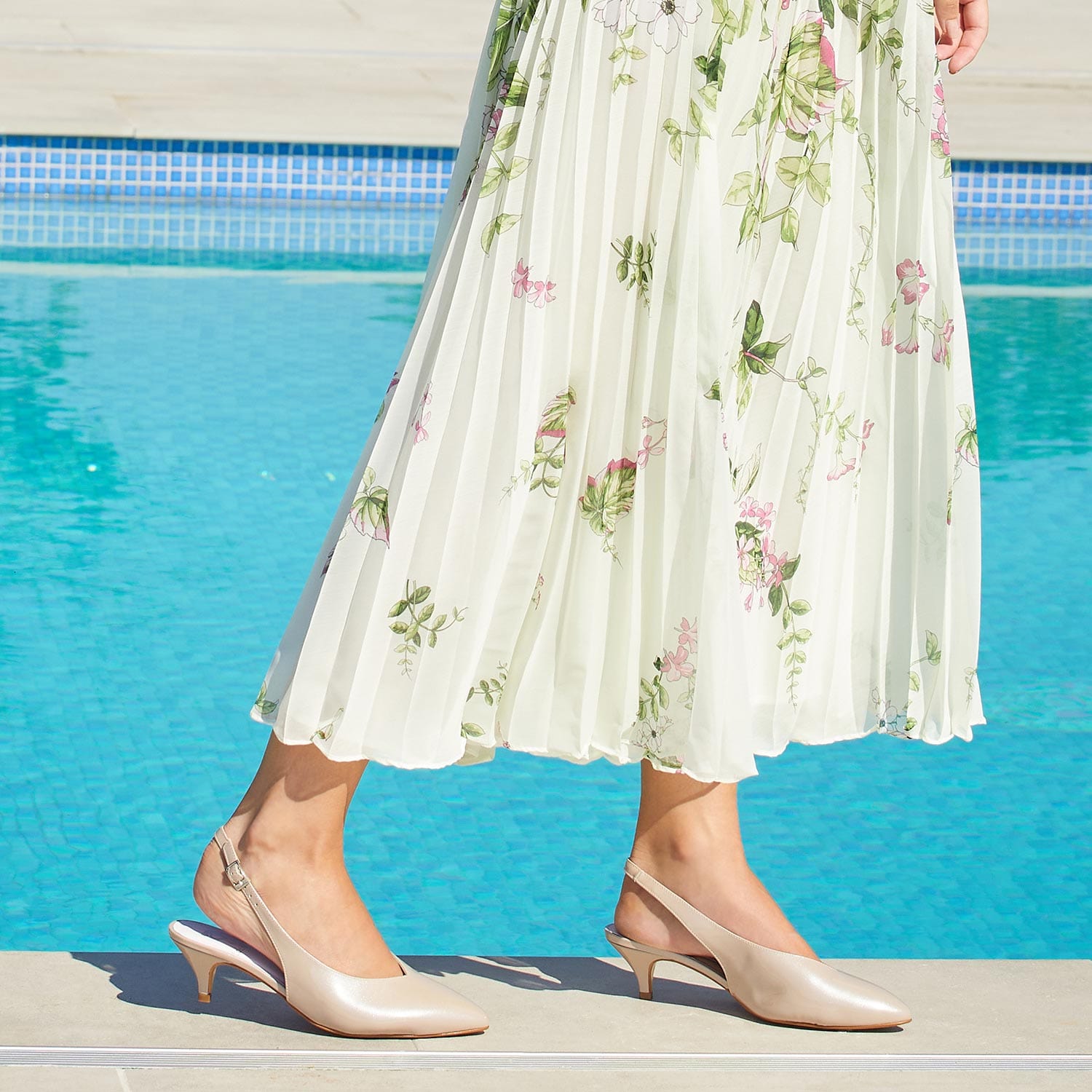 Shoes India: Pale Taupe Patent Leather Sole Bliss USA