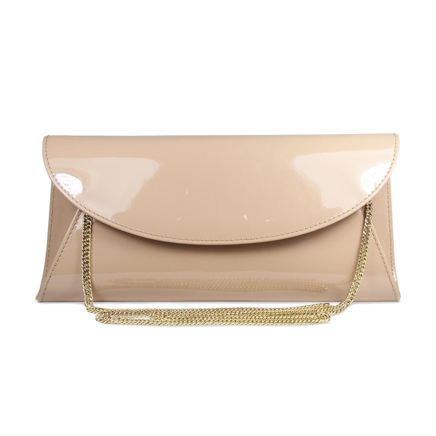 Bags Jenna: Sand Patent Leather Sole Bliss USA