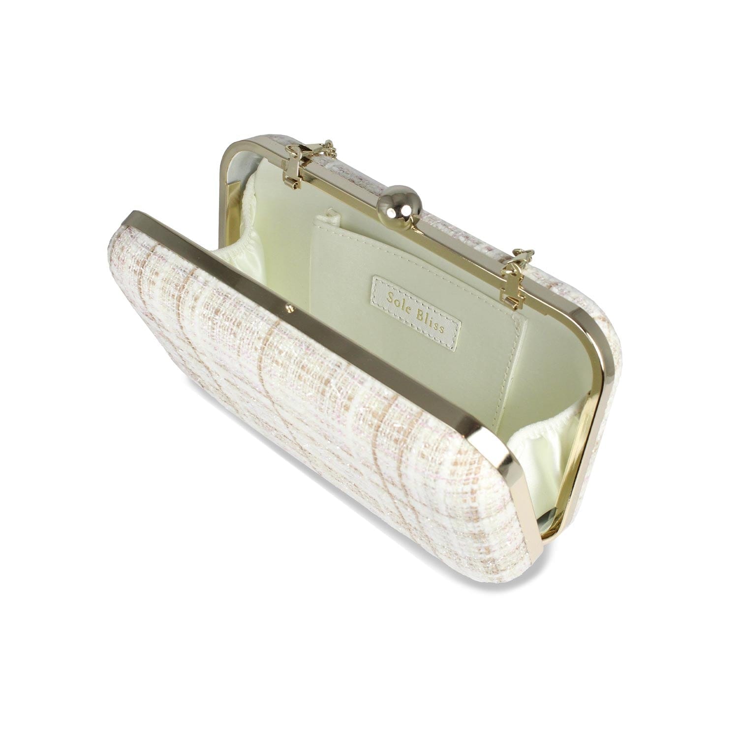 Bags Jewel: Cream Tweed Sole Bliss USA