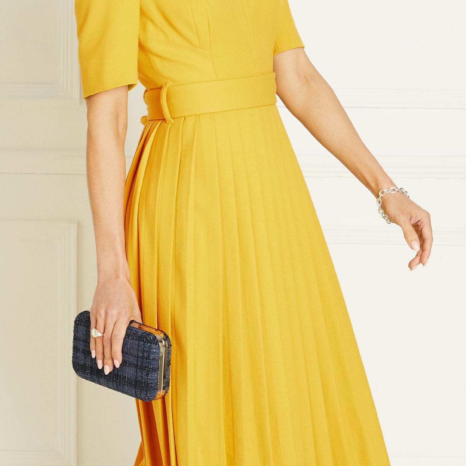 Bags Jewel: Navy Tweed Sole Bliss USA