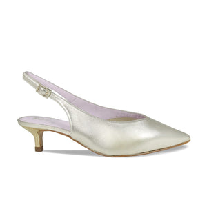 Shoes Kara: Gold Leather Sole Bliss USA