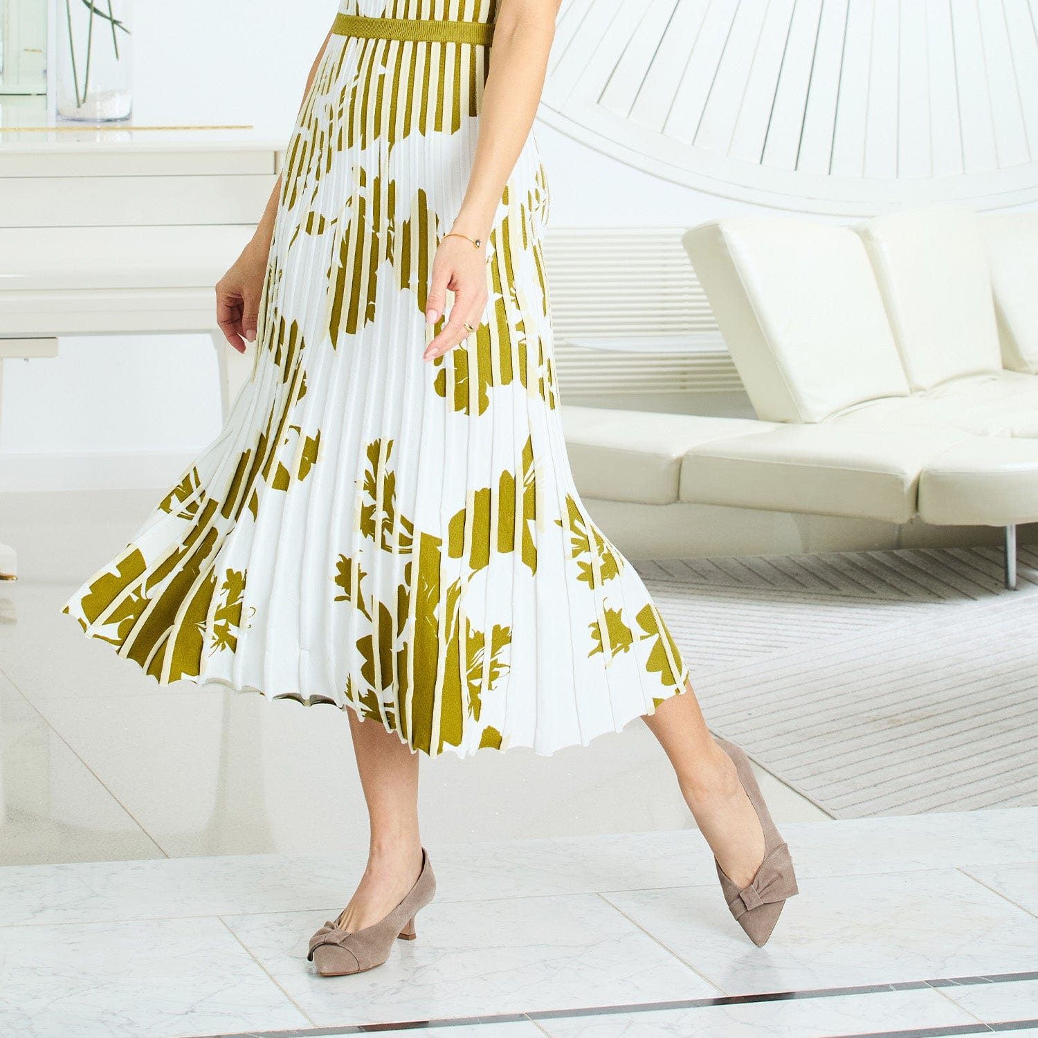 Shoes Keira: Taupe Suede Sole Bliss USA