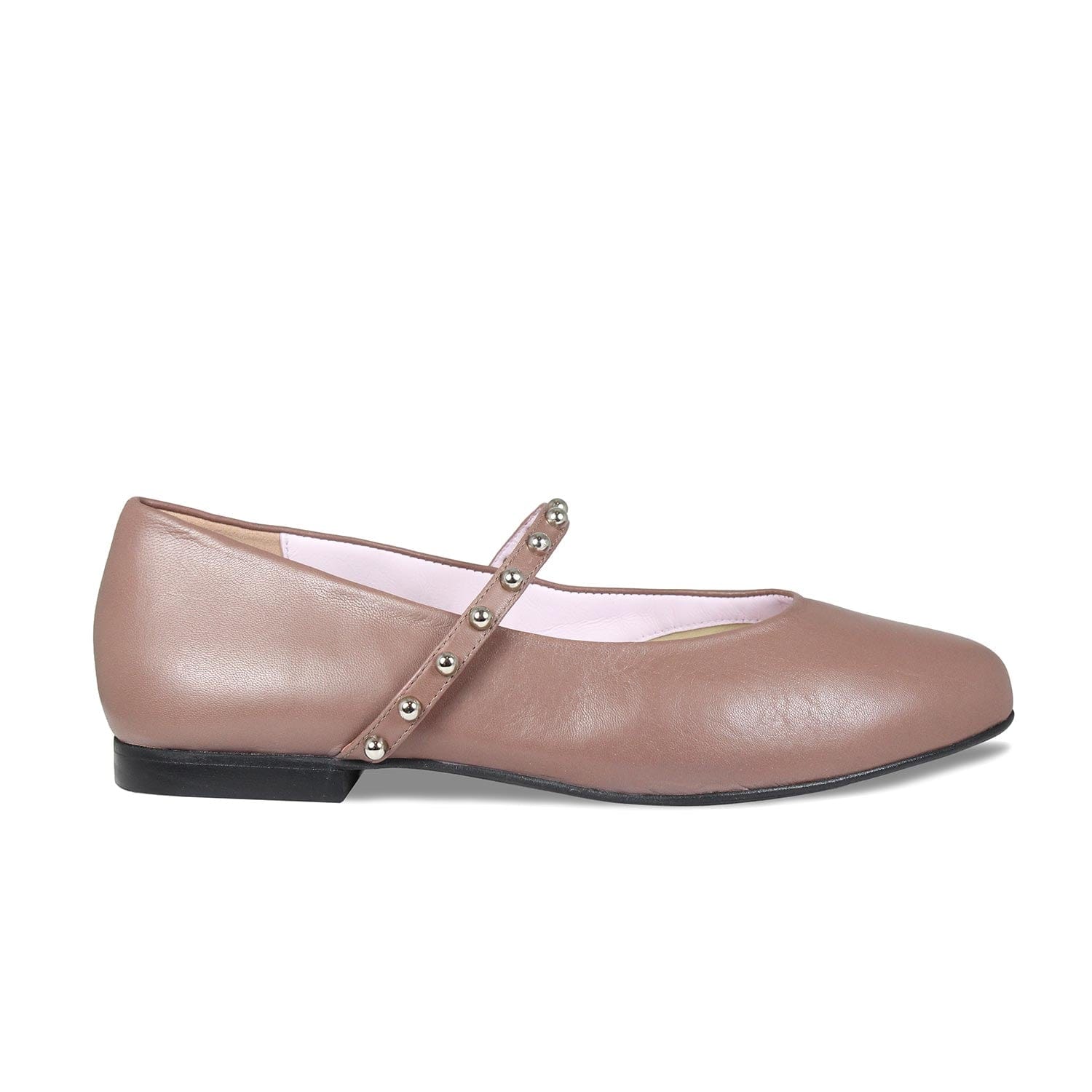 Shoes Layton: Taupe Leather Sole Bliss USA