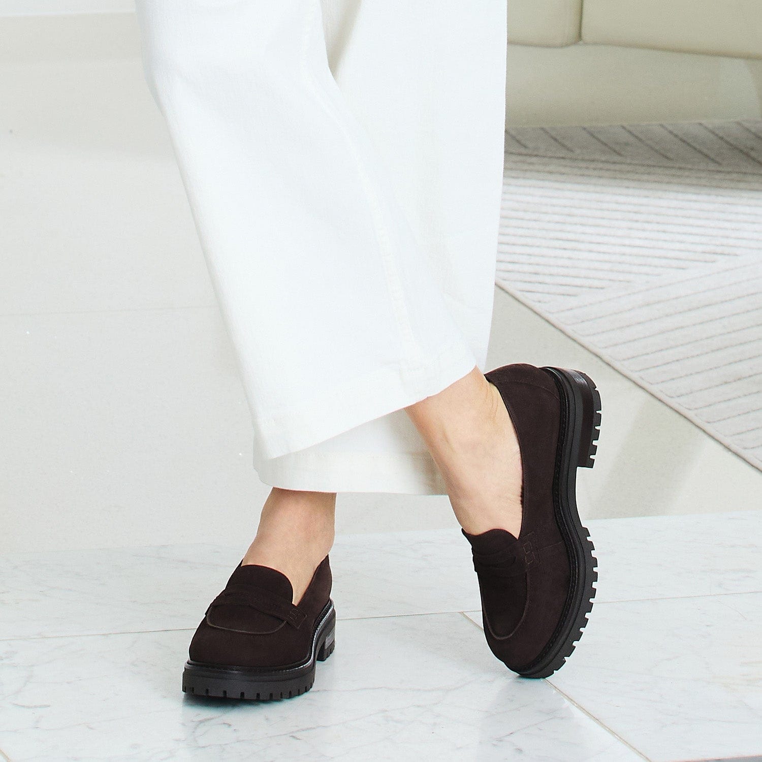Shoes Talent: Chocolate Brown Suede Sole Bliss USA