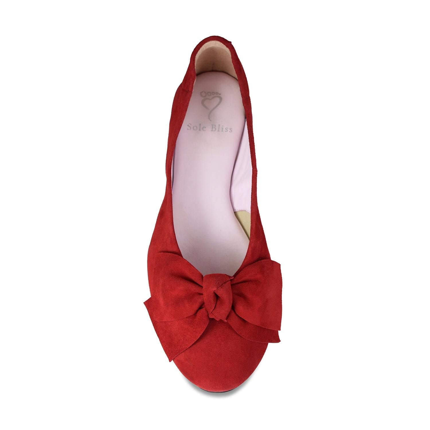 Shoes Lola: Red Suede Sole Bliss USA