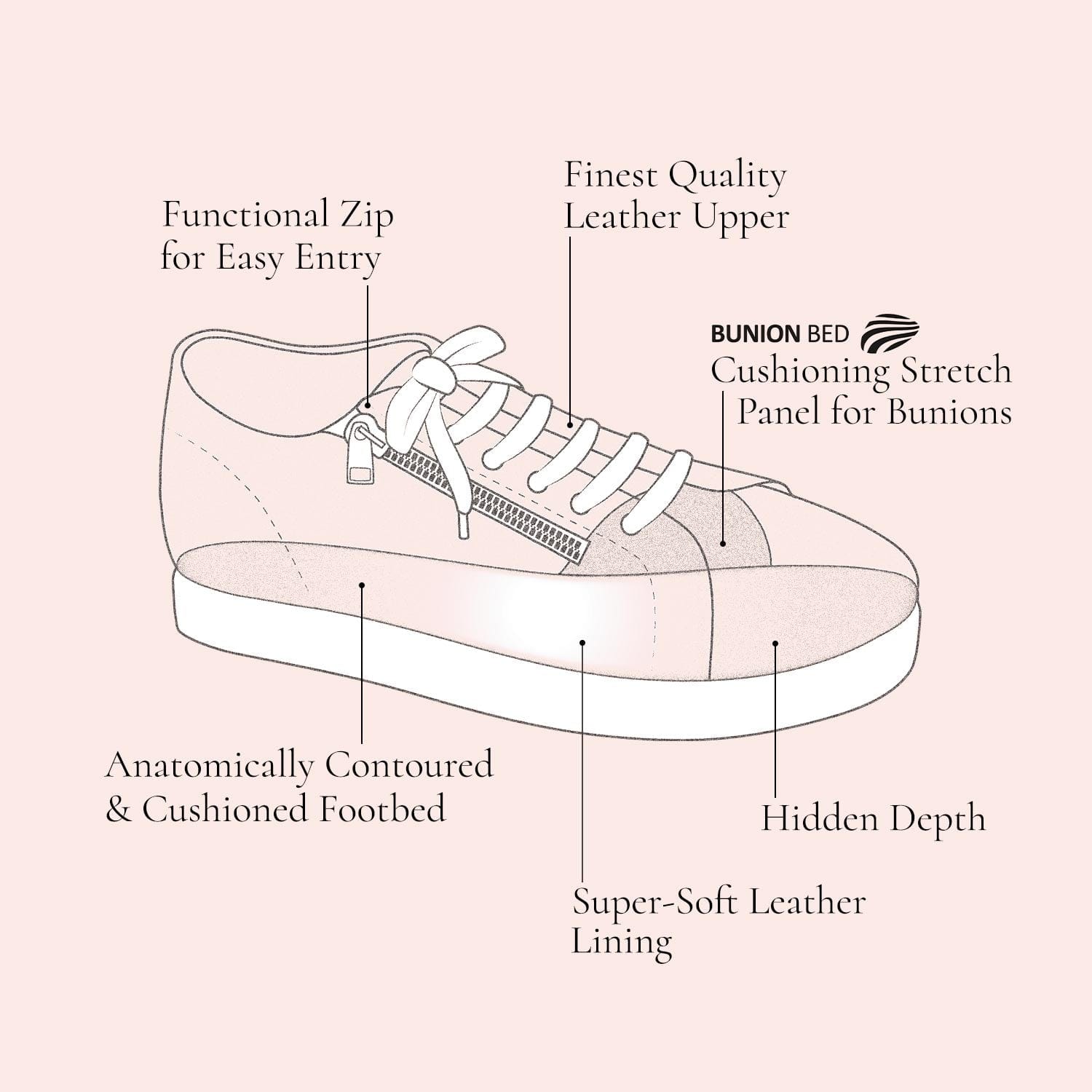 Shoes Swirl: Pale Pink Suede Sole Bliss USA