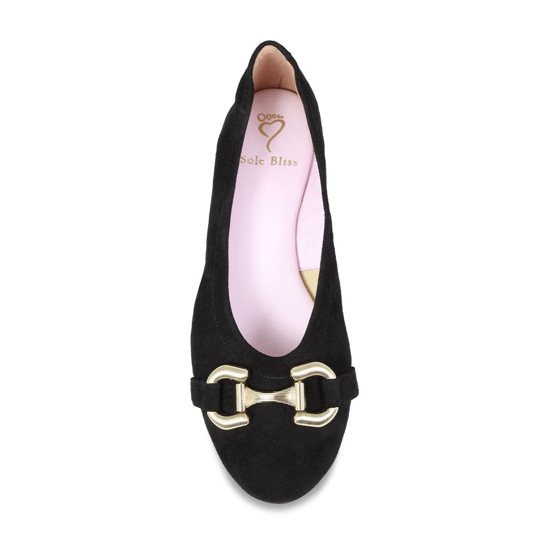 Shoes Lydia: Black Suede Sole Bliss USA