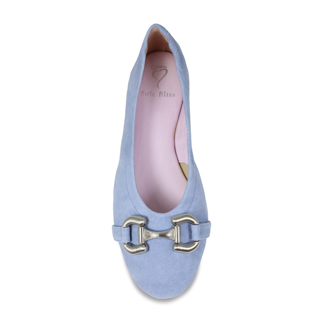 Shoes Lydia: Sky Blue Suede Sole Bliss USA
