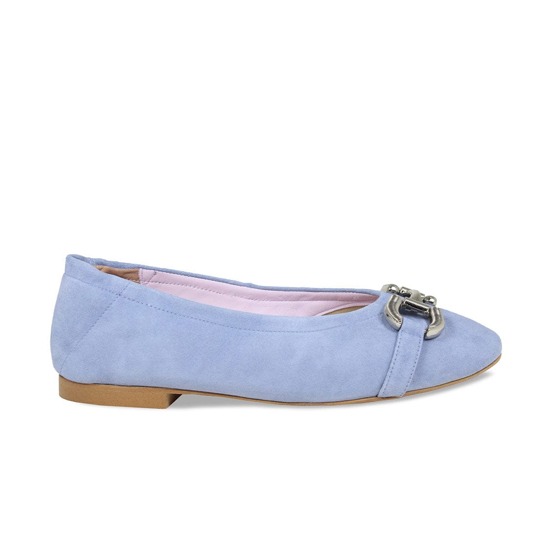 Shoes Lydia: Sky Blue Suede Sole Bliss USA