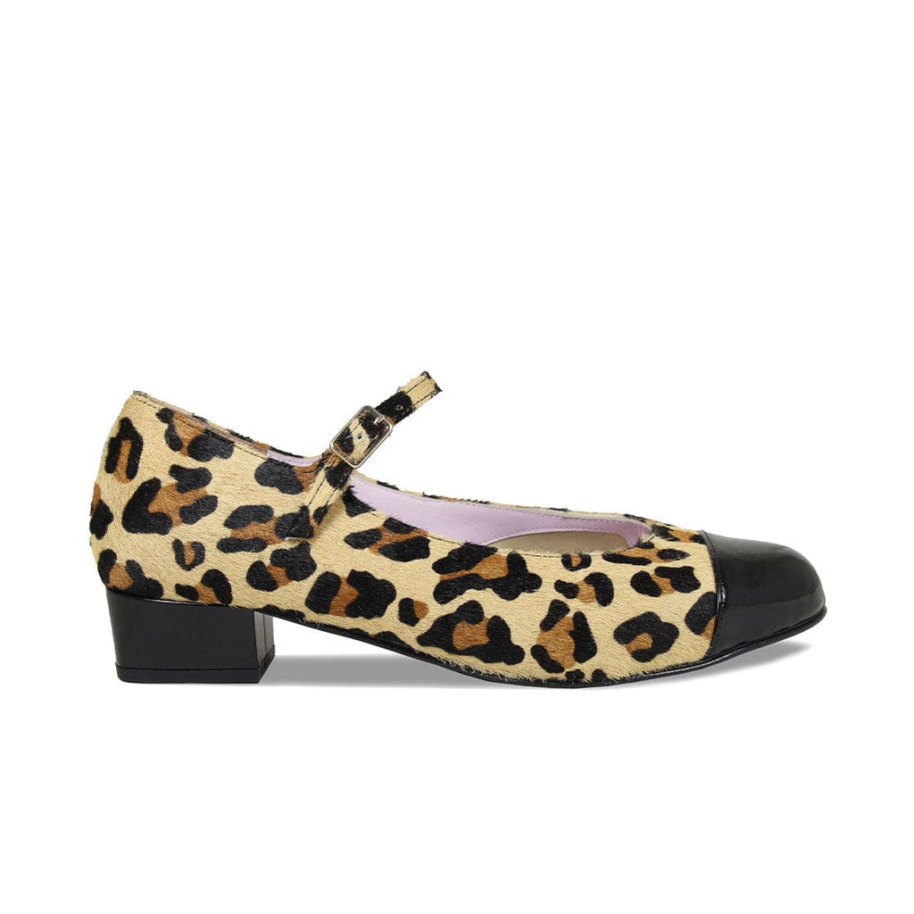 Nancy Luxe Leopard & Black Leopard Print Flats Sole Bliss Sole