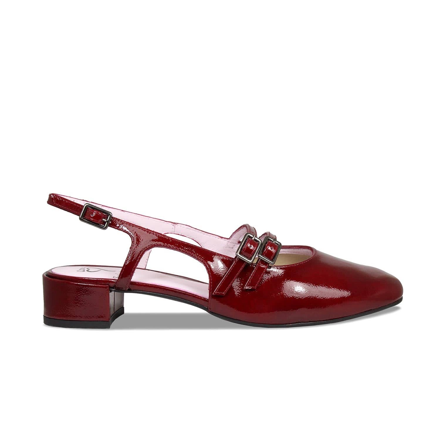 Shoes Opera: Burgundy Patent Leather Sole Bliss USA