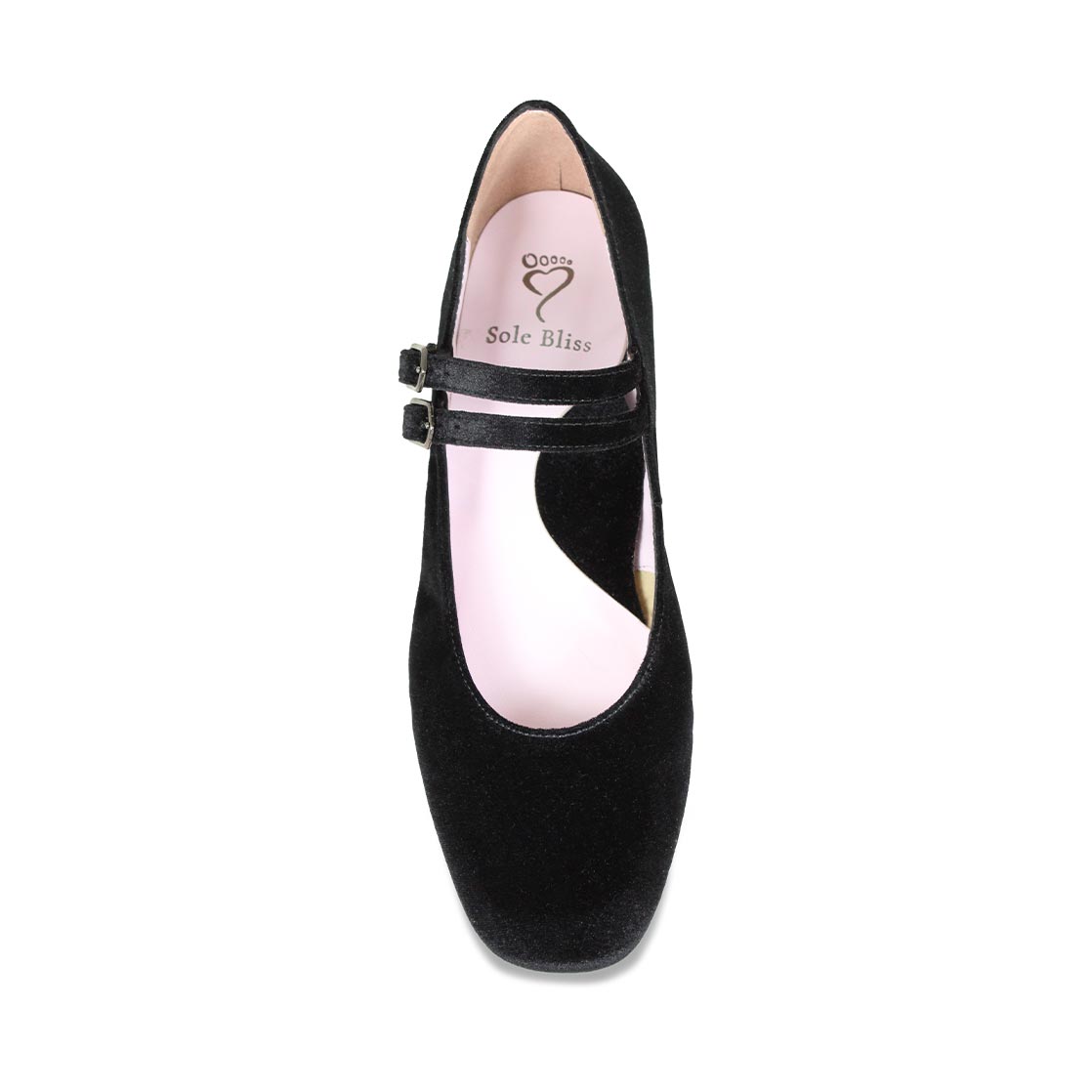 Shoes Orla: Luxe Black Velvet Sole Bliss USA
