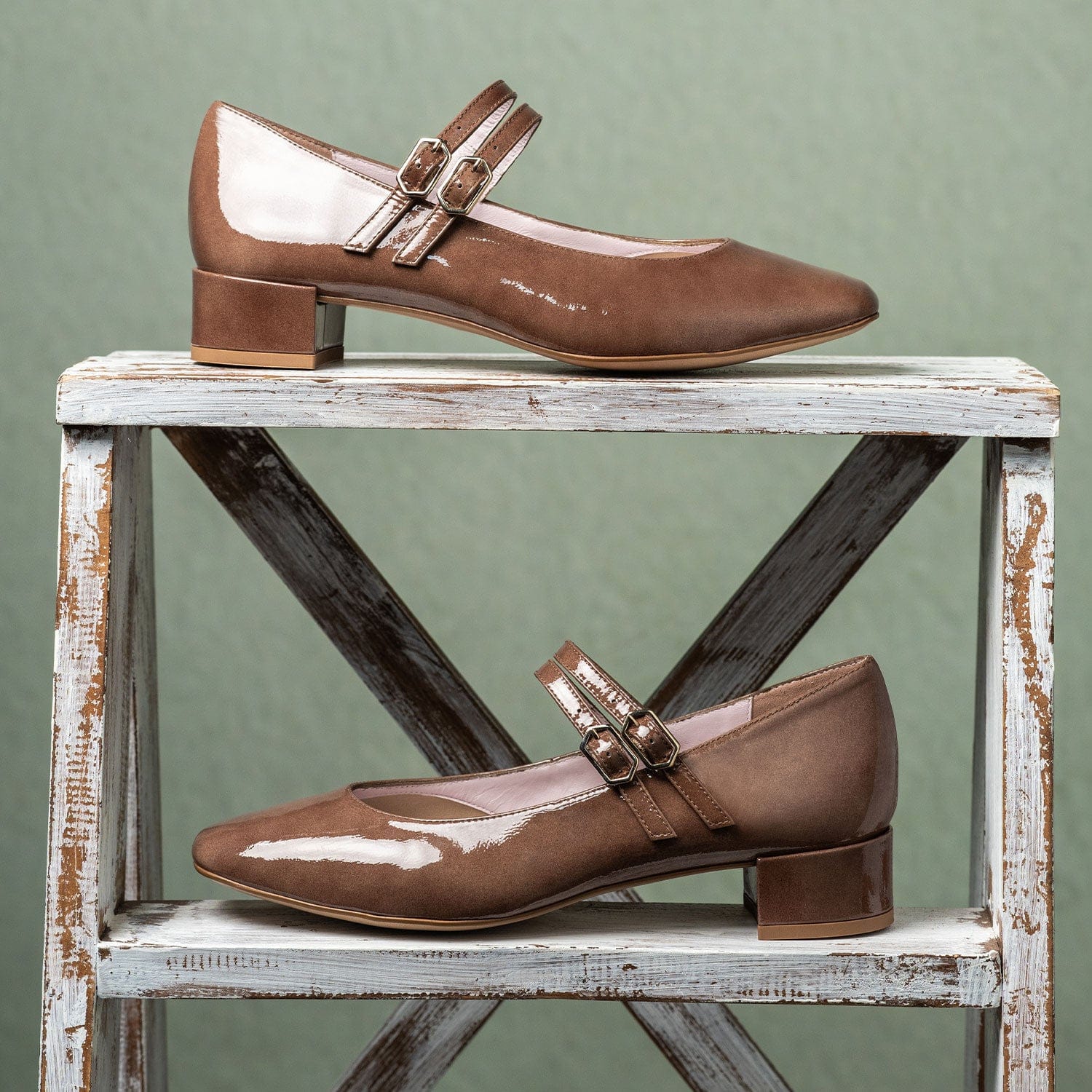 Shoes PRE ORDER - Orla: Mocha Patent Leather Sole Bliss USA