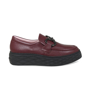 Shoes Panther: Burgundy Leather Sole Bliss USA