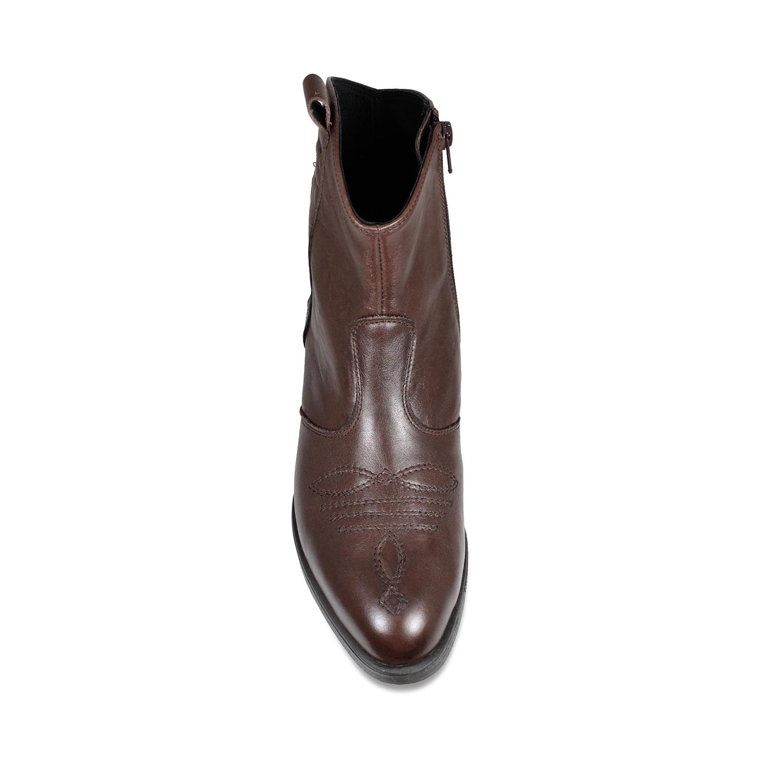 Boots Pioneer: Chestnut Leather Sole Bliss USA