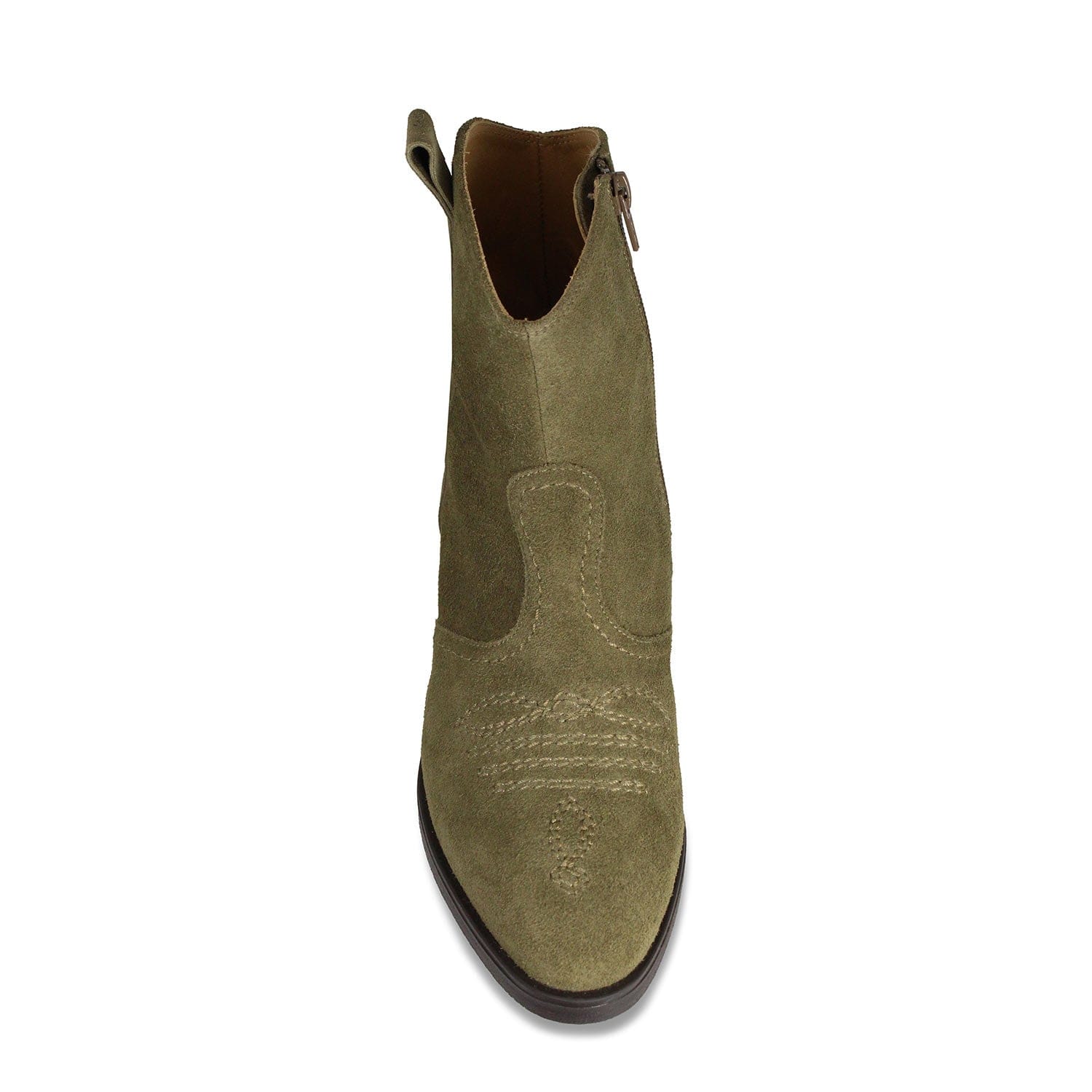 Boots Pioneer: Olive Suede Sole Bliss USA