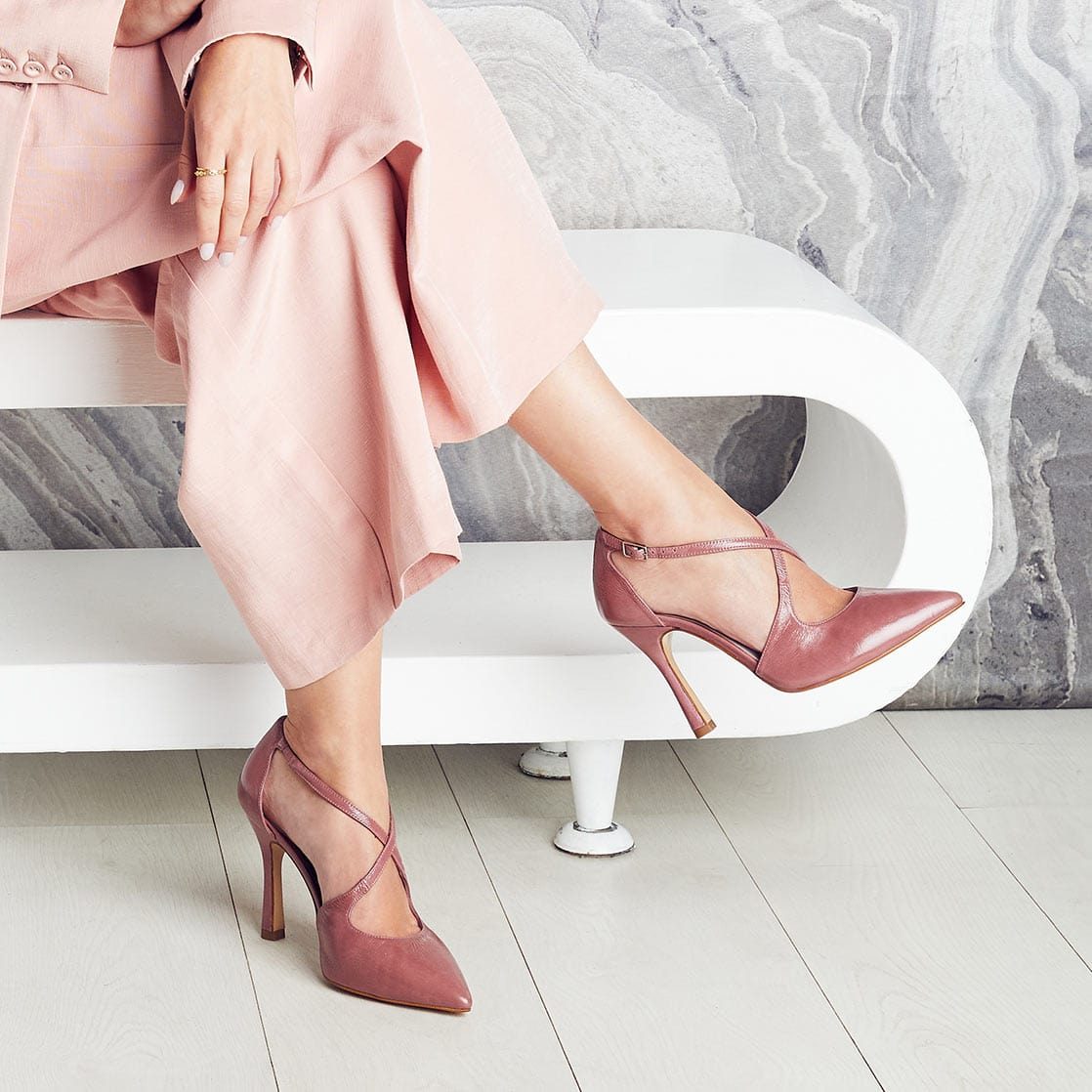 Shoes Poet: Rose Patent Leather Sole Bliss USA