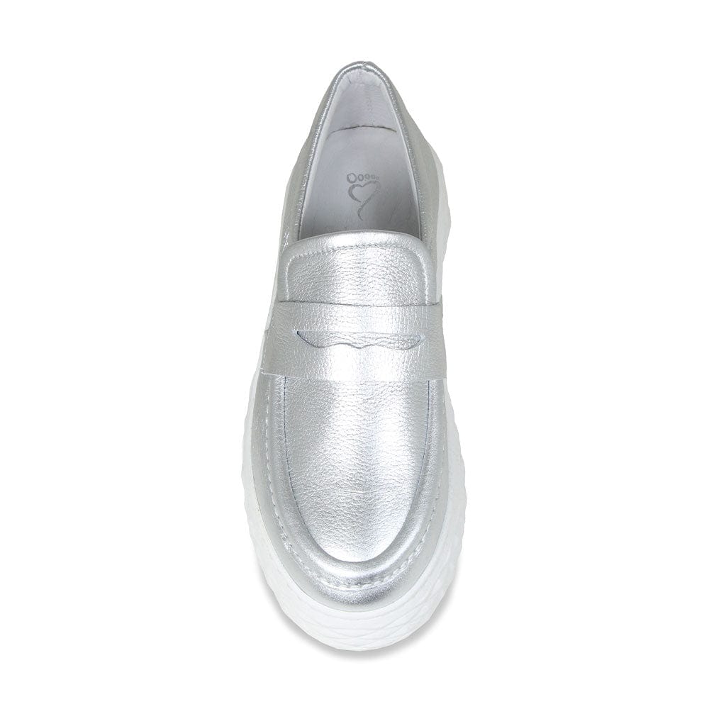 Shoes Prince: Silver Leather Sole Bliss USA