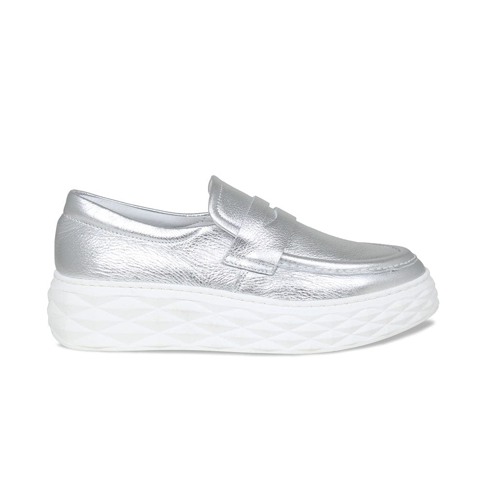 Shoes Prince: Silver Leather Sole Bliss USA