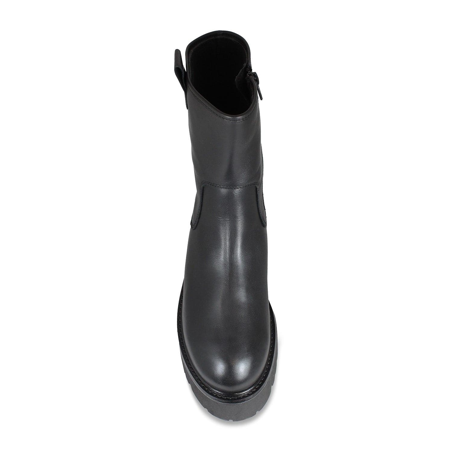 Boots Reign: Black Leather Sole Bliss USA