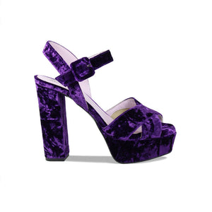 Shoes Remy: Purple Velvet Sole Bliss USA